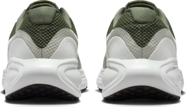 Кроссовки беговые Nike REVOLUTION 8 темно-зелено-бежево-белые HJ9198-303