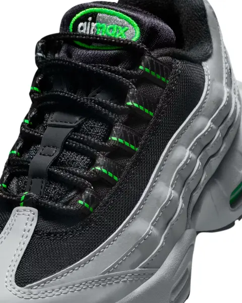 Кросівки дитячі Nike AIR MAX 95 RECRAFT (PS) сіро-чорно-зелені HQ6364-012