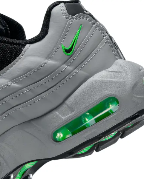 Кросівки дитячі Nike AIR MAX 95 RECRAFT (PS) сіро-чорно-зелені HQ6364-012
