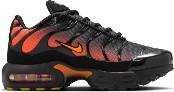 Кросівки дитячі Nike AIR MAX PLUS (PS) чорно-помаранчеві FZ0023-041