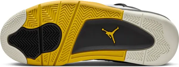 Кроссовки женские Nike AIR JORDAN 4 RETRO бело-желто-черные AQ9129-101