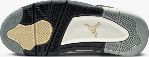Кроссовки подростковые Nike AIR JORDAN 4 RETRO SE CRAFT (GS) оливково-черные FB9928-200