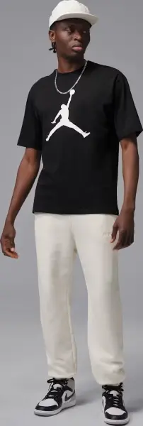 Футболка Nike JORDAN черно-белая IF5568-010