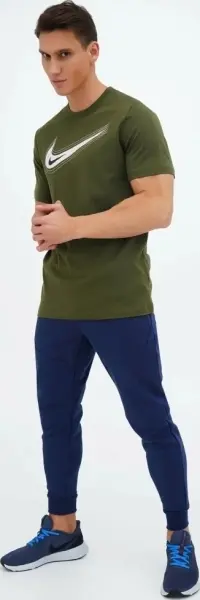 Футболка Nike SWOOSH оливкова DX2017-326