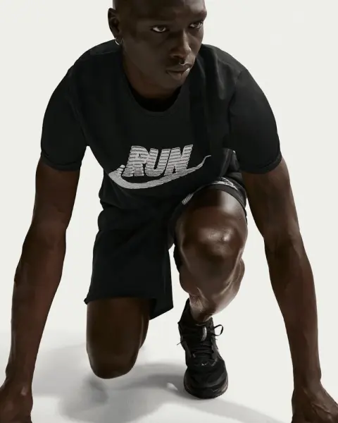 Футболка для бега Nike MILER RUN ENERGY черная IF9475-010