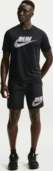 Футболка для бега Nike MILER RUN ENERGY черная IF9475-010