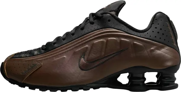 Кросівки жіночі Nike SHOX R4 коричнево-чорні AR3565-007