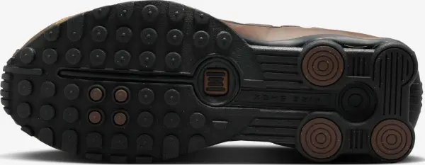 Кросівки жіночі Nike SHOX R4 коричнево-чорні AR3565-007
