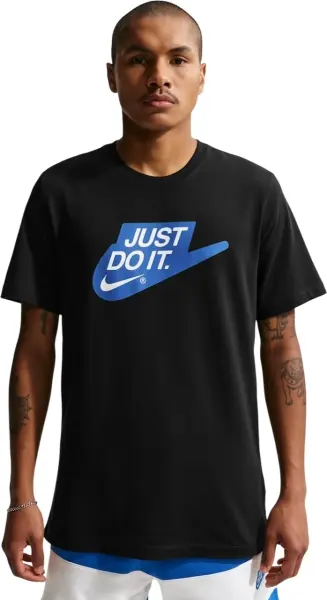 Футболка Nike SPORTSWEAR черно-синяя IO9512-010