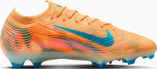 Бутси Nike MERCURIAL ZOOM VAPOR 16 ELITE "KYLIAN MBAPPE" FG оранжево-темно-бірюзові FQ8683-801