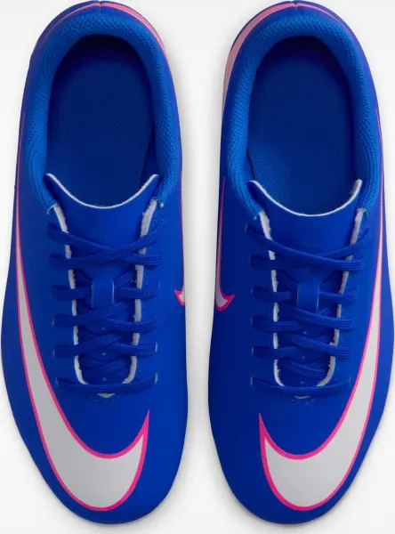 Бутсы детские Nike JR MERCURIAL VAPOR 16 CLUB FG/MG сине-розово-белые FQ8286-446