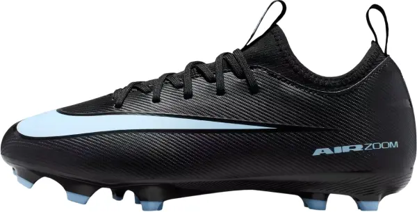 Бутсы детские Nike JR MERCURIAL ZOOM VAPOR 16 ACADEMY FG/MG черно-голубые FQ8392-001