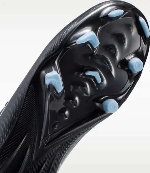 Бутсы детские Nike JR MERCURIAL ZOOM VAPOR 16 ACADEMY FG/MG черно-голубые FQ8392-001