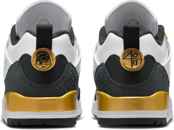Кросівки Nike JORDAN SPIZIKE LOW біло-чорно-золоті FQ1759-108