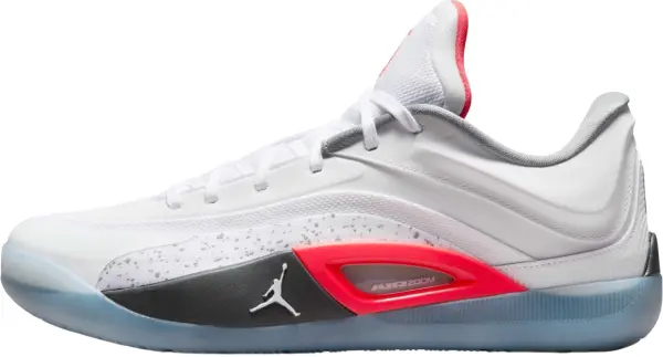 Кроссовки баскетбольные Nike ZION 4 бело-кораллово-серые FB1802-103