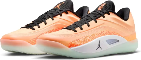 Кроссовки баскетбольные Nike ZION 4 оранжево-черно-белые FB1802-800