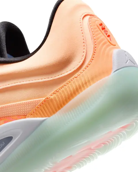 Кроссовки баскетбольные Nike ZION 4 оранжево-черно-белые FB1802-800