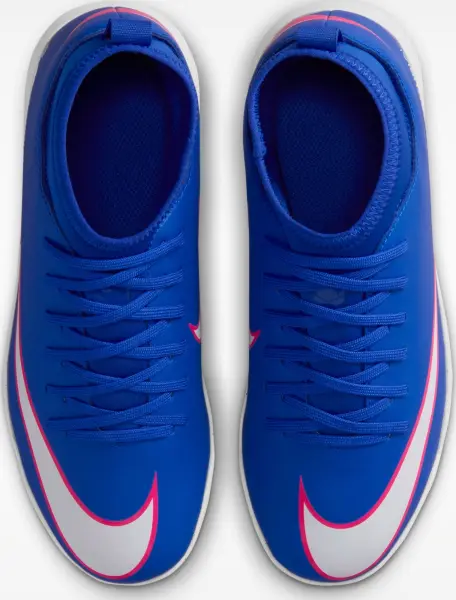 Сороконіжки (шиповки) дитячі Nike JR MERCURIAL SUPERFLY 10 CLUB TF синьо-рожево-білі FQ8313-446