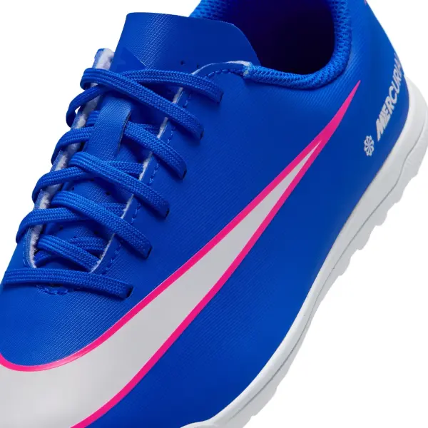 Сороконожки (шиповки) детские Nike JR MERCURIAL VAPOR 16 CLUB TF сине-розово-белые FQ8287-446