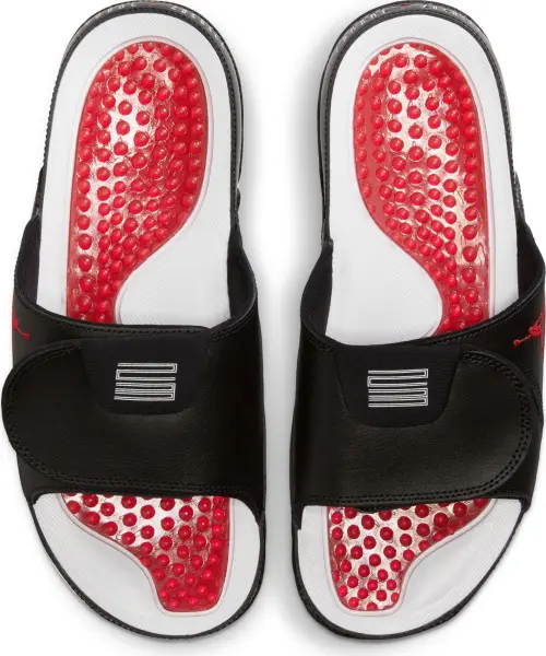Шлепанцы Nike JORDAN HYDRO XI RETRO черно-красно-белые FN2452-006