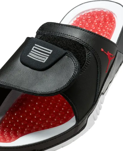 Шлепанцы Nike JORDAN HYDRO XI RETRO черно-красно-белые FN2452-006