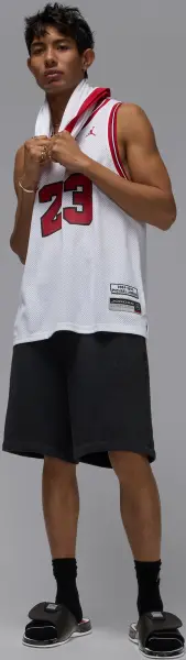 Шлепанцы Nike JORDAN HYDRO XI RETRO черно-красно-белые FN2452-006