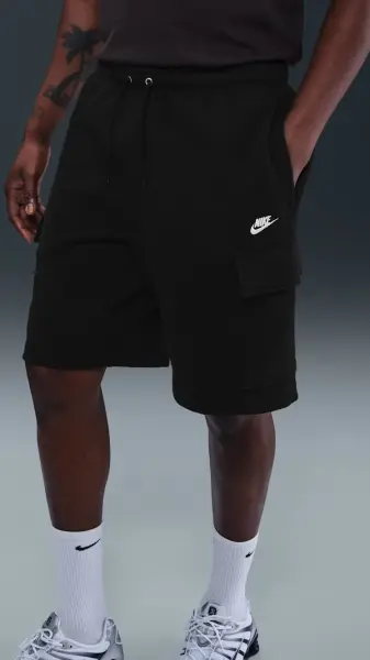 Шорти Nike CLUB FLEECE CARGO чорні FN3525-010