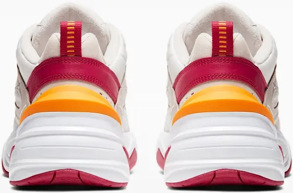 Кроссовки женские Nike M2K TEKNO бежево-красно-оранжевые AO3108-016