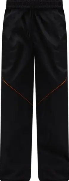 Спортивные штаны Nike JORDAN BROOKLYN DRAFT черно-оранжевые IB1047-011