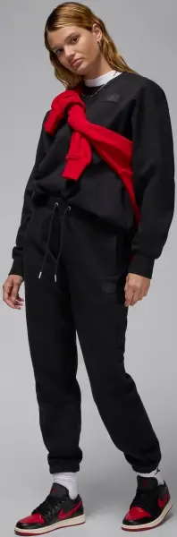 Спортивные штаны женские Nike JORDAN FLIGHT FLEECE TROUSERS черные FV7059-010
