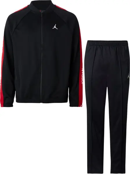 Спортивний костюм Nike JORDAN ESSENTIALS TRACKSUIT чорно-червоний HF9339-011&HF9341-011