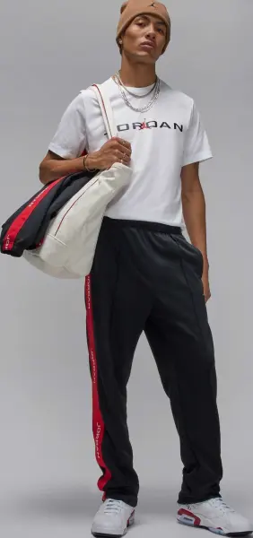 Спортивний костюм Nike JORDAN ESSENTIALS TRACKSUIT чорно-червоний HF9339-011&HF9341-011