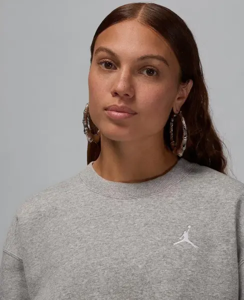 Спортивный костюм женский Nike JORDAN BROOKLYN FLEECE серый FV7074-063&FV7077-063