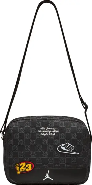 Сумка через плече Nike JORDAN MONOGRAM MESSENGER 3.6L чорна MA9156-023