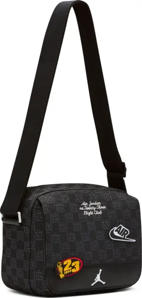 Сумка через плече Nike JORDAN MONOGRAM MESSENGER 3.6L чорна MA9156-023