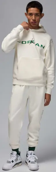 Худи Nike JORDAN ESSENTIALS FLEECE HOODIE кремовое HQ4643-133