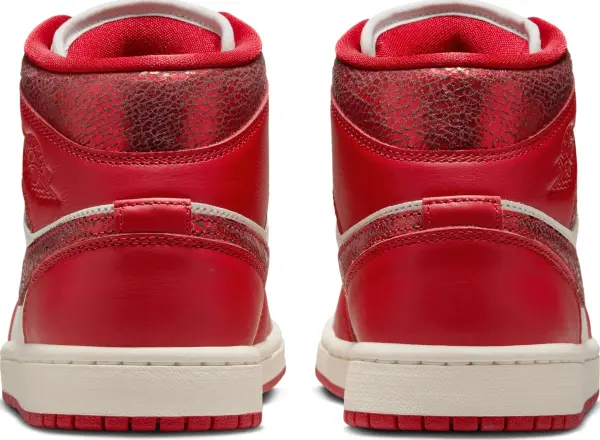 Кросівки жіночі Nike AIR JORDAN 1 MID SE червоно-білі HJ9337-106