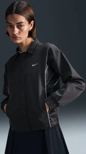 Куртка жіноча Nike SPORTSWEAR WOVEN чорна HQ3750-010