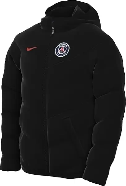 Куртка підліткова Nike PSG SYNTHETIC-FILL чорна FQ3425-010