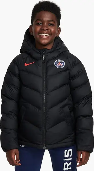 Куртка підліткова Nike PSG SYNTHETIC-FILL чорна FQ3425-010