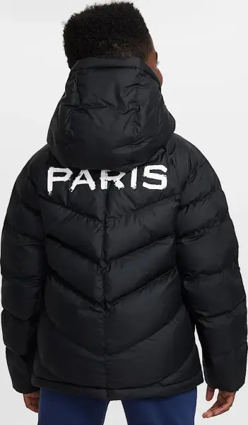 Куртка підліткова Nike PSG SYNTHETIC-FILL чорна FQ3425-010