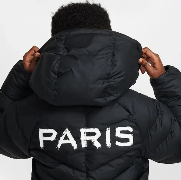 Куртка підліткова Nike PSG SYNTHETIC-FILL чорна FQ3425-010