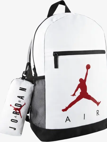 Рюкзак подростковый Nike JORDAN AIR SCHOOL 17L бело-красный 9B0503-001