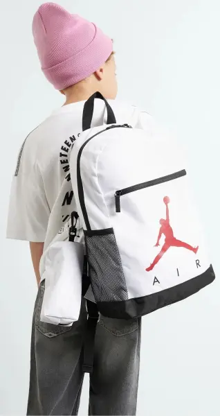 Рюкзак подростковый Nike JORDAN AIR SCHOOL 17L бело-красный 9B0503-001