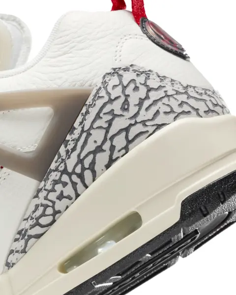 Кроссовки Nike JORDAN SPIZIKE LOW молочно-красно-черные FQ1759-116