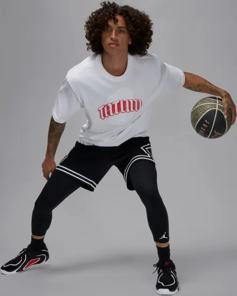 Кросівки баскетбольні Nike TATUM 4 чорно-біло-червоні HQ4614-001