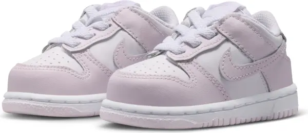 Кросівки дитячі Nike DUNK LOW (TDE) світло-бузково-білі FB9107-128