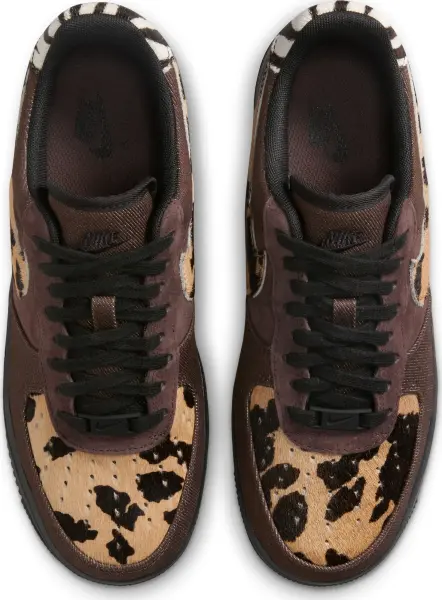 Кроссовки женские Nike AIR FORCE 1 '07 темно-коричневые HV6356-200