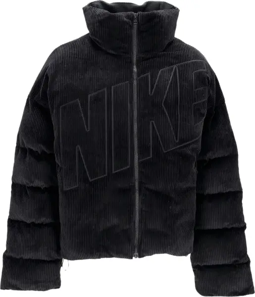 Куртка жіноча Nike SPORTSWEAR ESSENTIAL THERMA-FIT OVERSIZED CORDUROY чорна FB8727-010