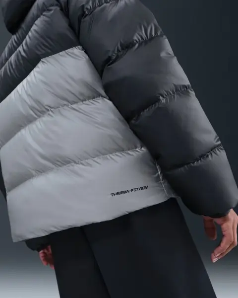 Пуховик Nike WINDRUNNER STATEMENT DOWN JACKET антрацитово-серый HQ7790-061